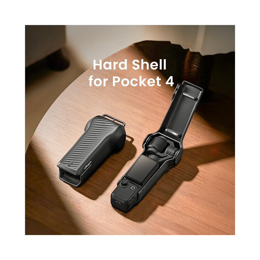 Amagisn Full-Coverage Hard Case For Osmo Pocket 4, Stores 2 Filters Scratch-Resistant Protective Cover Shell For Pocket 4 4711307584983