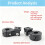 Heavy Duty Motorcycle Place Light Brackets with 6Mm Hole Easy 6