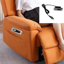 Electric Recliner Controller ABS 5 Pin Straight Connectors Electric Sofa Lift Chair Hand Control