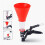 Universal Engine Oil Funnel Kit with Adjustable Adapters for Efficient Car Maintenance 5