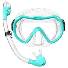 Anti-Fog Snorkel Mask with Breathing Tube, Scuba Diving Gears Kit for Adults & Youth, Perfect for Swimming, Snorkeling