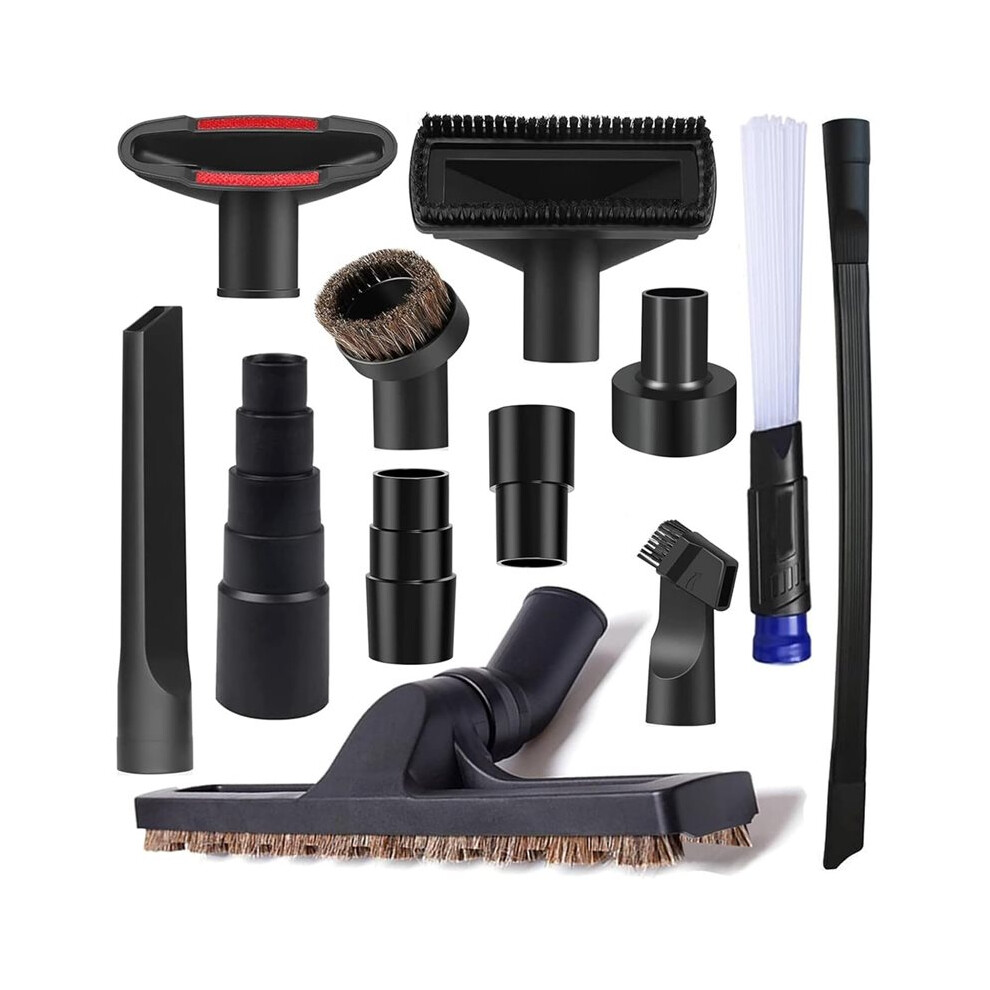 12Pcs Universal Vacuum Attachment Professional Accessories Vacuum Hose Adapter With Hair Brush Extension 6034266162930