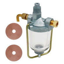 370832R91 Fuel Filter Sedimentation Bowl Assembly Glass Fuel Settling Cup for IH for FARMALL H M 350 400 I6 450 Tractor