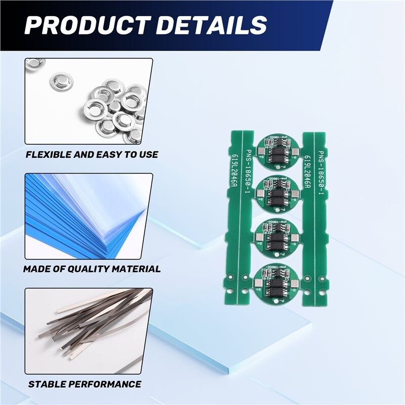 10Set 18650 Li-Ion Universal Dual MOS Protection Board 18650 ...