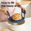 2pcs Silicone Baking Sling Non Stick Reusable Baking Mat and Dough Transfer Tool for Dutch Oven Bread Baking E 10