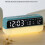 LED Digital Alarm Clock with Voice Control, Temperature Date Week Display, Adjustable Brightness Electronic Desk Clock 3