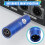 Phantom Power Adapter Microphone System Audio Mixer for Condenser Mic 48V XLR Mic Adapter 3.5mm 4