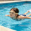 Schwimmbrille mit großem Rahmen, klare Sicht,-Rosa 3