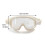 Schwimmbrille mit großem Rahmen, klare Sicht,-Rosa 4