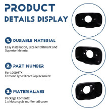 Motorcycle Parts Muffler Tail Cover CF1000 Tail Section Decoration for 1000MTX Muffler Tail Protective Cover