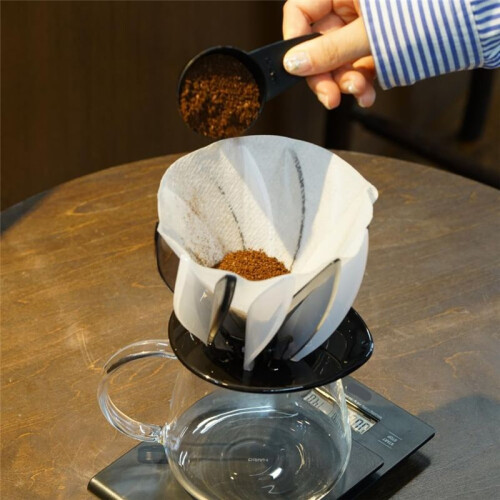 VDSU-02-B&W Dripper SUIREN 02 1-4 Cups Coffee Hand Drip Black Transparent 1