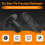 100Pcs Car Molding Door  5mm Hole Plastic Rivets Fixing Black. 4