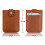 Kartenhalter, Mini-Geldbörse, 5 Kartenfächer Brown 2