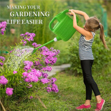 Watering Can for Outdoor Plants, Modern Watering Cans for House Plant Garden Flower, Plastic Watering Cans
