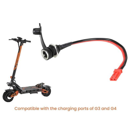 2Pcs Charging Port for  G3 G4 Electric Scooter Charging Interface Component Socket Plug Connecting Accessories 2