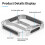 Desktop Tablet Cooling Stand Bracket for   M4/M4 Pro Rising Frame Heat Dissipation Bracket Cooling Holder Dock 7