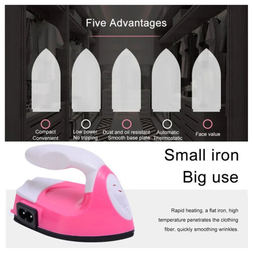DIY Small Heat Press Iron Portable Electric Versatile Rapid Heating-  Clothes Sewing EU Plug 1