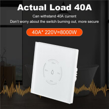 2 Interrupteurs Intelligents Tuya WiFi EU pour Chpour Audière 40 A, Conformes à la Norme Européenne, avec Fonction de Compte à Rebours