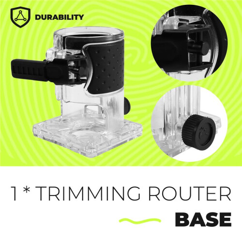 Trimming Router Base, Universal Milling Machine Base, Electric Trimmer Base, Power Tool Accessories for Woodworking 2