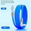 180 Type-C to Type-C Swivel Double Elbow Mech Data Cable Fast Charging & Data Transfer Cable for Tablets and Laptops 2m 5