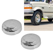 2 Stuks Naafdoppen voor Voorwiel, Chroom, F5TZ1130H F5TZ-1130-H voor F E-Serie F-250 F350 E150 03-14 E-350 95-03