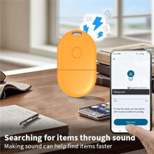 Tag Tracker Search Locator Air Tags for Find My Device Finders Anti Lost Global Positioning Yellow