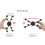 Support de Tablette pour Moto, Fixation sur Trépied, Support de Navigation pour Tablette 7-8 Pouces avec Rotule 9