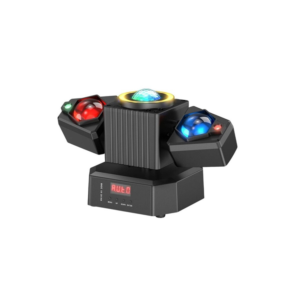 Two-Armed Stage Light RGBW Moving DJ Light with Starry Effect for Concert Church Club Party and Wedding Shows EU Plug