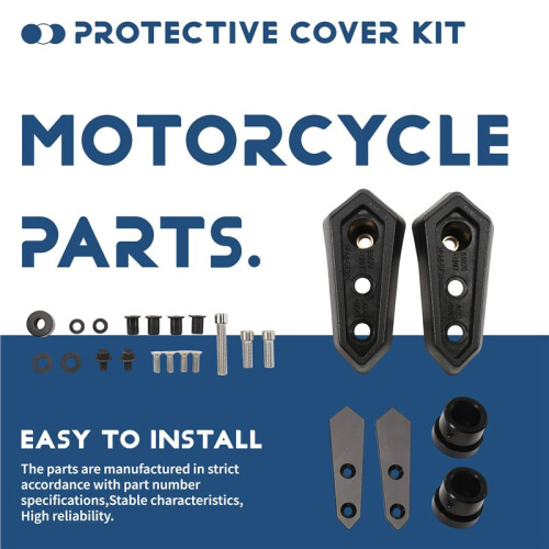 Frame Sliders Crash Protector Engine Protective Pad Cover for   650 KRT EDITION Z650 2025 2026 Black 1