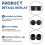 Frame Sliders Crash Protector Engine Protective Pad Cover for   650 KRT EDITION Z650 2025 2026 Black 5