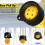 Coletor Extensível de Bolas de Tênis, Pickleball e Tênis, com Capacidade para 15 Bolas de Pickleball. 2