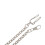 2X Retro  Vintage Taschenuhr Kette Silber 2