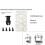 2X for  A1/A1  Heating Assembly Ceramic Insulation Block Kit Hotend Heat for  H2D Left Base 8