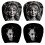 Auto Seat Protectors Funny Face Decoration Patterns Easy-Type A 2
