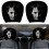 Auto Seat Protectors Funny Face Decoration Patterns Easy-Type A 3