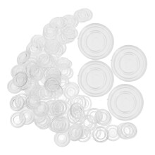 100Stk Transparente PVC Möbelgleiter Für Sofa- Und Stuhlfüße
