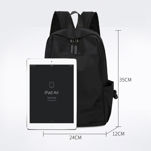 Leichter und geräumiger Rucksack Black 2