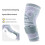 Athletic Elbow Brace Breathable Elastic Knitted Elbow-Grey L 4