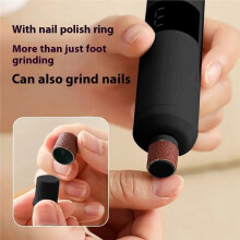3-Speed Speed Adjustment, LCD Display Screen, 16 Interchangeable Heads for Home/Foot and Hand Care, Fast Charging