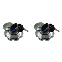 2X Set di Blocco del Coperchio del Tappo del Serbatoio del Carburante per Moto per CG125 CG 125 Sostituzione Dei Pezzi di Ricambio Serbatoio del