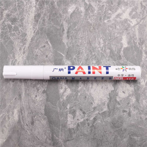 Permanent Car Tire Metal Paint Pen  White 1