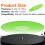 Tapete Antiderrapante para Toca-Discos de 12 Polegadas em Acrílico, com Design Elegante Que Reduz A Estática. 3