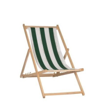 PRIVATGARTEN Liegestuhl Cancale - Feste Leinwand - Grün
