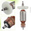 Rotor Anchor Armature Angle Grinder Rotor Replace for  9523NB S1M-FF-100A 5