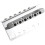 For Electric Guitar Single Swing Bridge SQ ST Tremolo Bridge System Pull Plate String Bridge Concave String Code Silver 7