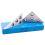 Solid Angle Plate Set 30-60-90 Degree & 45-45-90 Degree, Triangle Angle Block Hardened Steel with Precision Ground Angle 5