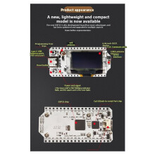 Scheda di Sviluppo LoRa32 Heltec V3 ESP32-S3 868-915/433-510 MHz OLED WIFI SX1262 Kit di Sviluppo per Reti Logistiche