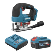 Erbauer Jigsaw Cordless 18V 4Ah Li-Ion ERI1087JSW Brushless Soft Grip Compact - Refurbished