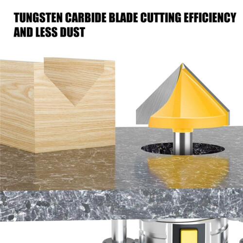 3D Router Bit V-Shaped Cutter 3D Milling Cutter Engraving Machine Cutter Woodworking Tools 9pcs 2
