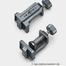 LEAPLIGHT C-Förmige, Leistungsstarke Klemme Aus Aluminiumlegierung, U-Förmige Tischklemme mit Krabbenklauen-Design, Flachklemme für Ungewöhnliche